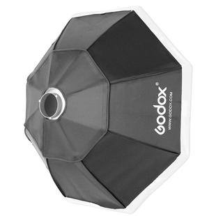 Godox神牛八角柔光箱95cm/120cm/140cm保荣卡口快装网格柔光罩人像摄影直播柔光箱金贝/爱图仕摄影补光灯通用