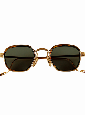 称称眼镜经典文艺复古框型女钛男