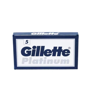 Gillette Platinum 美国进口吉列白金双面刀片刮胡刀双刃剃须刀片