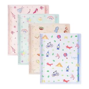 nakabayashi仲林 限定活页笔记本本子简约ins风活页纸加厚B5河马岛活页本可拆卸可爱大学生大容量活页本外壳