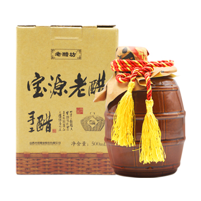 宝源老醋山西手工醋500ML坛装