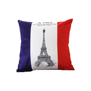 英伦简约抱枕米字旗美式星条旗英伦绒布汽车沙发抱枕靠垫特价包邮