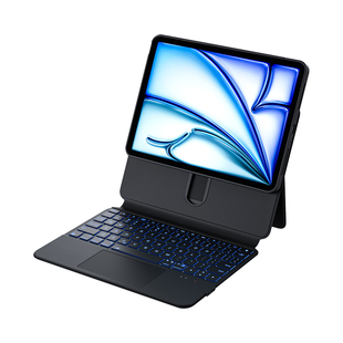 iFacemall新款滑轨iPad妙控键盘智能蓝牙适用苹果平板air7电脑pro11寸保护套9磁吸5拆分10代一体便携6保护壳8