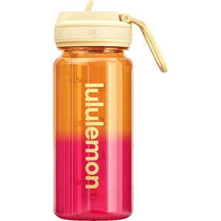 Back to Life 透明水瓶 530ml *带吸管丨lululemon丨LU9DFQS