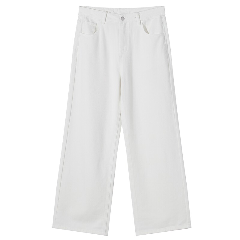 热风2026年女士基础直筒牛仔裤