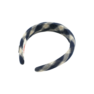 复古格纹发箍2025新款