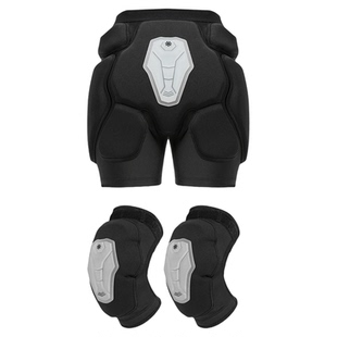 蕉牛滑雪护具护臀垫女生内穿硅胶XRD凯夫拉防摔裤护膝屁股垫全套