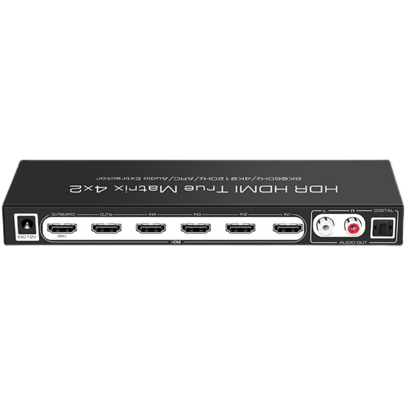 艾森2.1版4进2出8K音频分离器