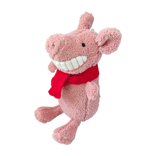 微笑大牙小猪公仔呲牙丑萌玩偶睡觉抱床上布娃娃恐龙毛绒玩具女孩