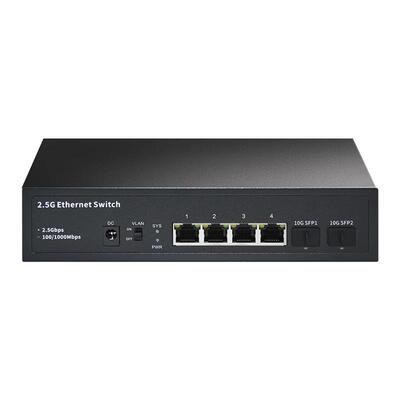 2.5G交换机10G千兆万兆网络4口5口8口即插即用光纤交换器工业vlan以太网家用网线分流监控专用