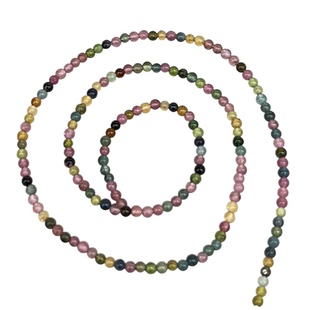 天然糖果色彩碧玺散珠半成品小颗粒简约水晶diy手链锁骨流苏配件