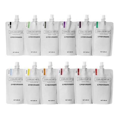 Chinjoo/青竹画材丙烯颜料补充装