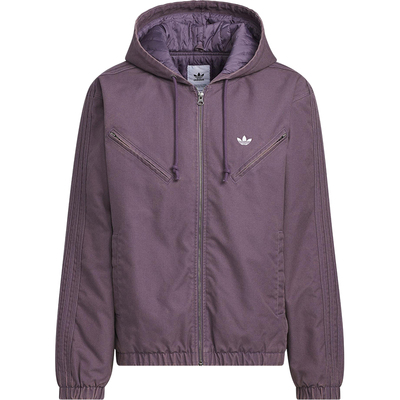 Adidas/阿迪达斯正品三叶草男女连帽宽松保暖梭织运动棉服KC2642