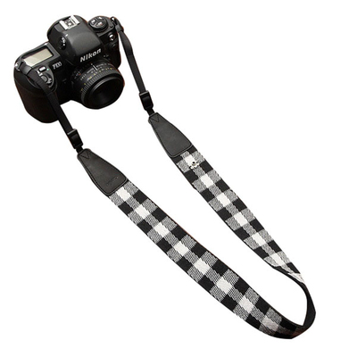 cam-in黑白方格通用型照相机肩带