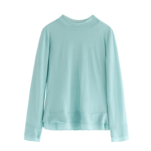 古苔0束缚5色薄款打底衫4季叠穿神器日产进口面料 细腻微弹力上衣