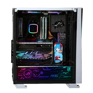 定制机箱显卡背板幻彩神光同步光污染电源仓灯板ARGB个性化装饰灯