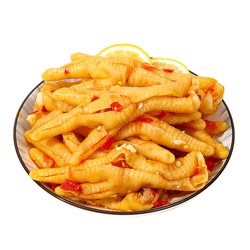 正宗无骨鸡爪柠檬酸辣泡椒凤爪脱去骨爪子减轻脂食品零食休闲小吃
