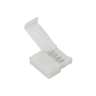 led10mm5V低压RGB幻彩灯带DIY配件免焊接头分线卡扣USB连接转接线