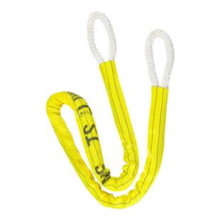 国标加护套健身绳子两头扣尼龙吊绳起重吊带拖车吊装绳训练作战绳