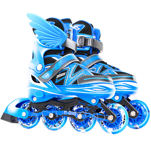 溜冰鞋儿童全套装男童女童孩专业轮滑鞋正品旗舰店滑冰旱冰初学者