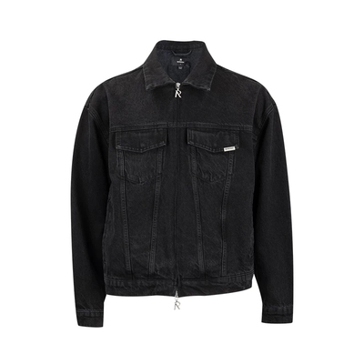 REPRESENT男士拉链开合牛仔外套