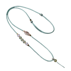 高档手工编织项链绳玉吊坠挂绳挂脖翡翠玉坠玉佛平安扣编织锁骨绳