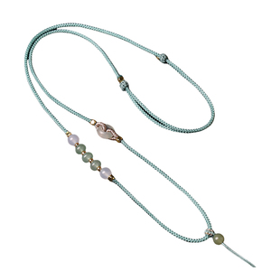 高档手工编织项链绳玉吊坠挂绳挂脖翡翠玉坠玉佛平安扣编织锁骨绳