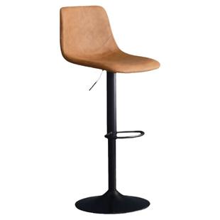 轻奢吧台椅家用高脚凳可升降旋转酒吧椅商用吧台凳收银岛台高脚椅