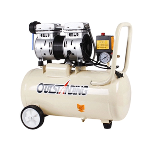 奥突斯小型无油静音空压机220V家用木工钉枪喷漆充气铜电机一级