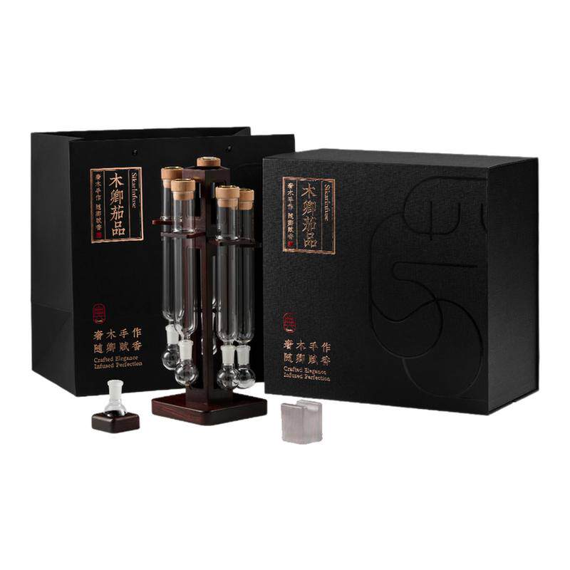 五管环绕雪茄养护熏香架中式