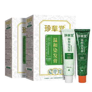 珍草堂七种植物调理盒装染发膏