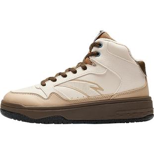 安踏街顽3丨加厚加绒保暖高帮板鞋女2025冬季新款耐磨防滑棉鞋