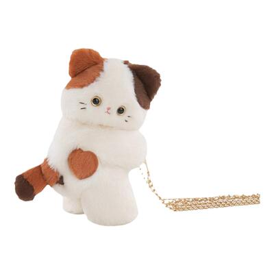 小羊古力三花小猫趴趴包斜挎包