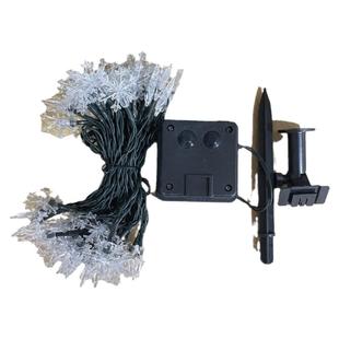 太阳能led小彩灯闪灯串灯圣诞树老人造型氛围灯带圣诞节装饰品