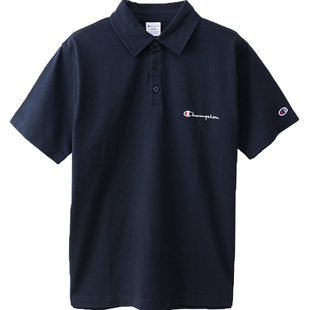 Champion冠军翻领半袖POLO衫男夏季日版正品商务休闲短袖T恤现货