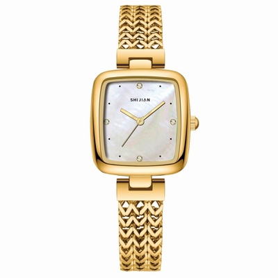 新款女手表复古金表轻奢高级礼物