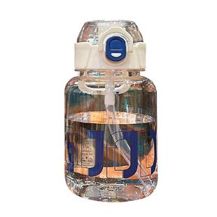 大容量双饮水杯男士防摔耐高温运动水杯学生外出便携吸管夏季新款