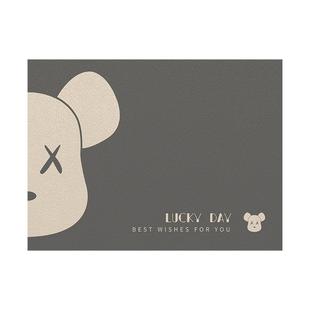 硅藻泥吸水垫卫生间洗手台沥水垫厕所洗漱台水桶头控水垫杯垫卡通