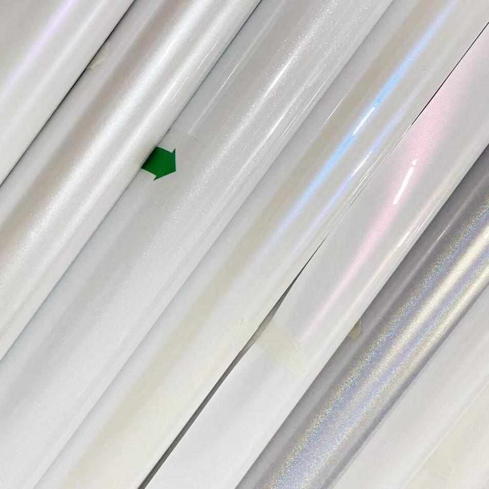 汽车改色膜车身全车膜机盖车顶贴膜外观贴纸珍珠白色变色冰箱贴花