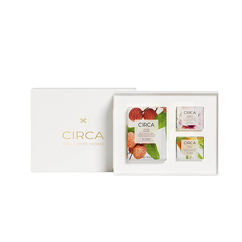 CIRCA澳洲国际香氛蜡烛限定礼盒简约高级感香薰陶瓷杯轻奢送礼物