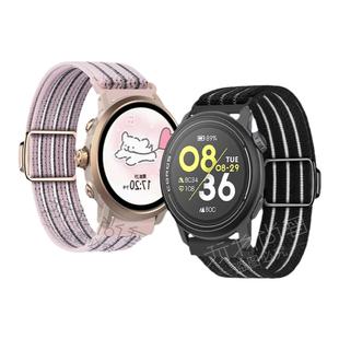 适用高驰COROS PACE3/2手表pace4磁吸滑扣镂空透气编织表带APEX2Pro运动智能夏天表链男士腕带秋冬女生手链