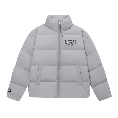 BIPOLAR刺绣镂空环羽绒服