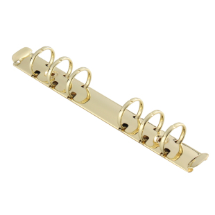 金属六孔活页夹  非窄款 手工DIY真皮笔记本活页本  A5A6三色可选