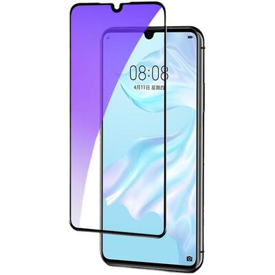 适用华为p30钢化膜防摔钻石玻璃