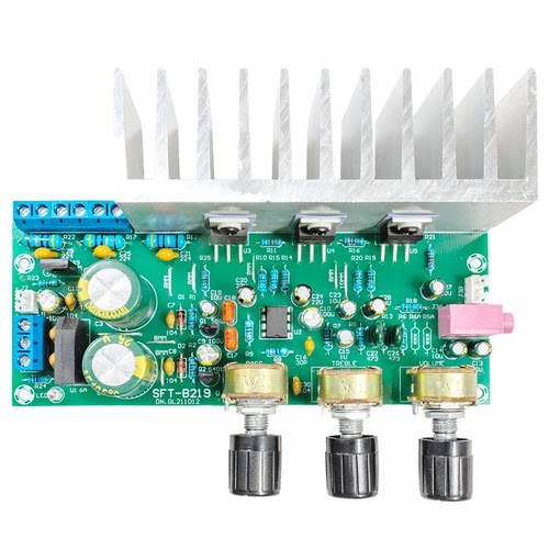 TDA2050 + TDA2030A 2.1功放板成品 低噪高保真超重低音炮大功率