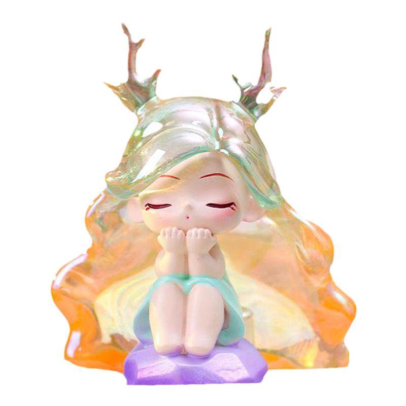 网红白日梦精灵小夜灯可爱女生生日礼物带灯手办摆件盲盒玩具女孩