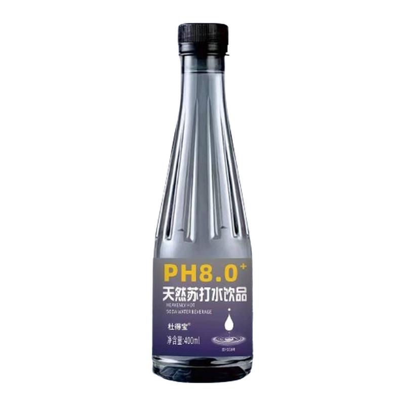 【买一箱送一箱】天然苏打水400ml*24瓶弱碱性非矿泉饮用水整箱批