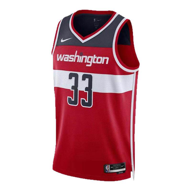 NBA官方奇才库兹马球衣篮球服