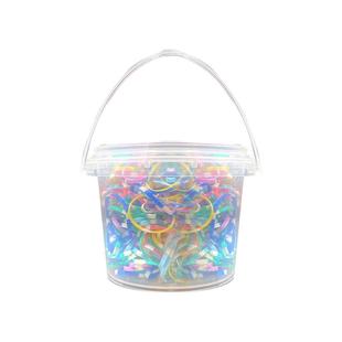 加厚一次性小皮筋儿童女童宝宝扎头发发圈彩色头绳不伤发橡皮筋女