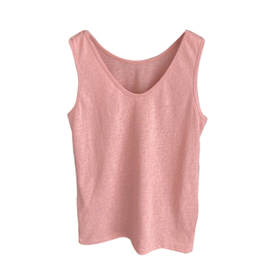 绿色棉麻吊带背心女内搭2026春夏新款大码胖mm宽松打底小上衣外穿